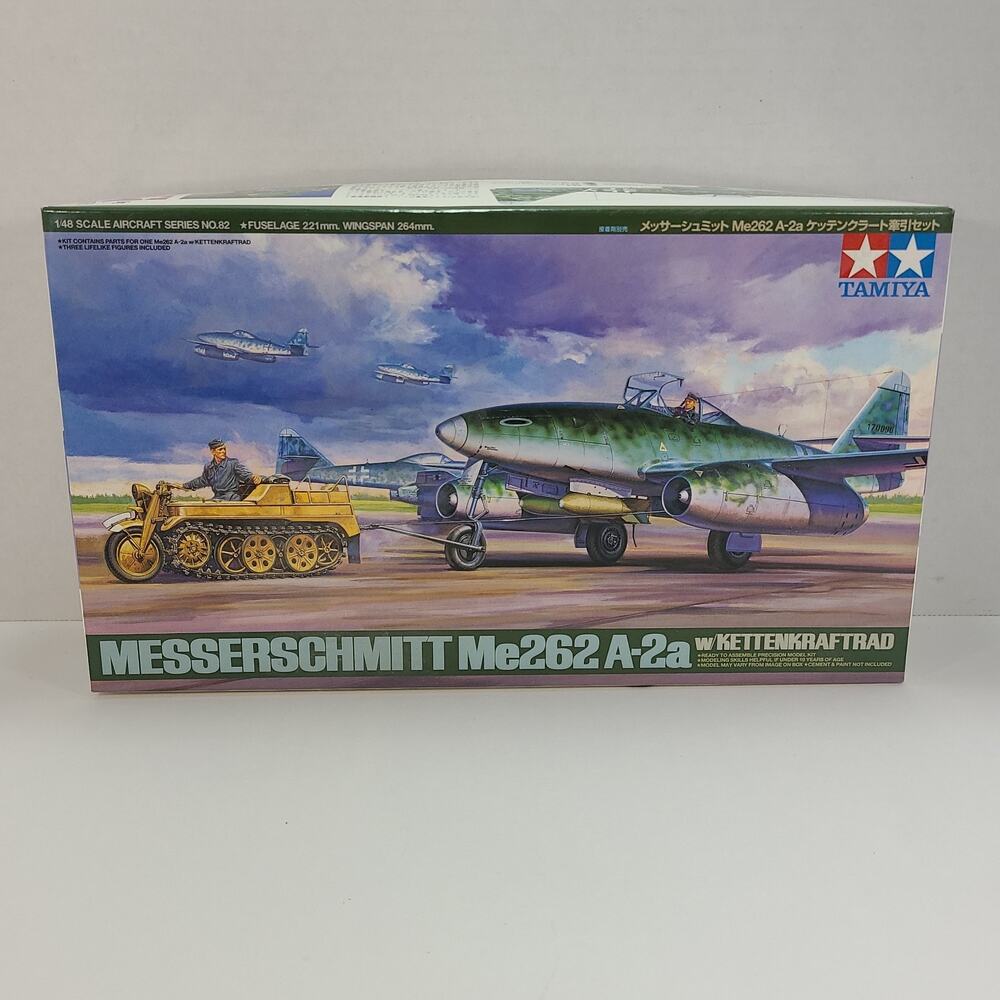 Tamiya Masterpiece Machine Series Messerschmitt Me262 A-2a 1/48 Scale